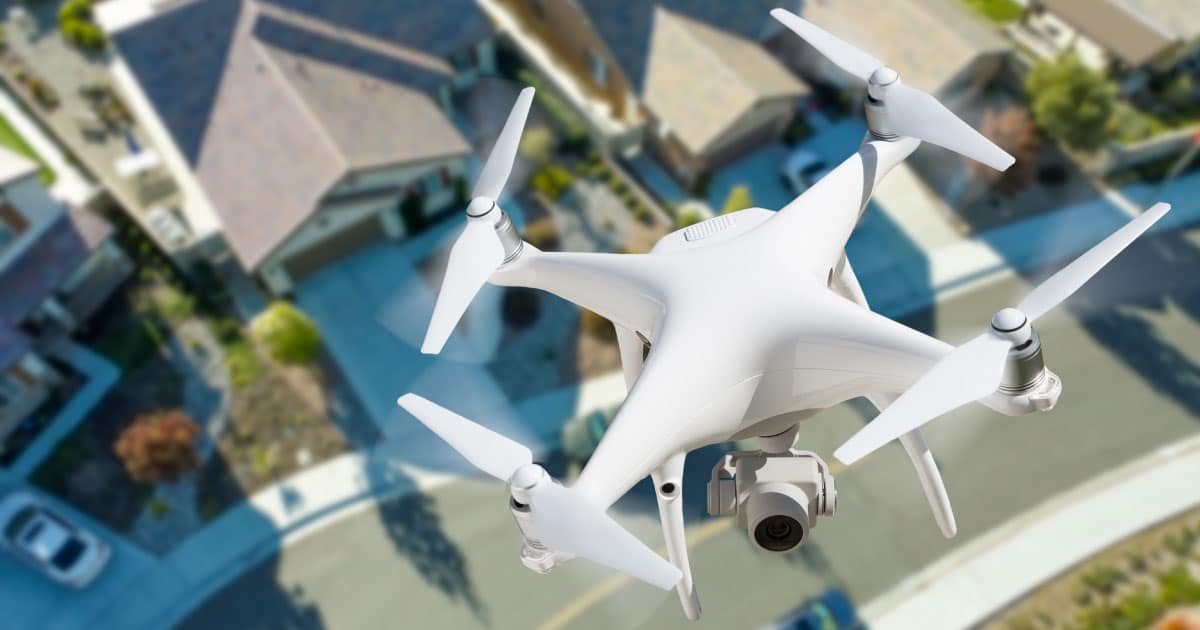 real estate drone